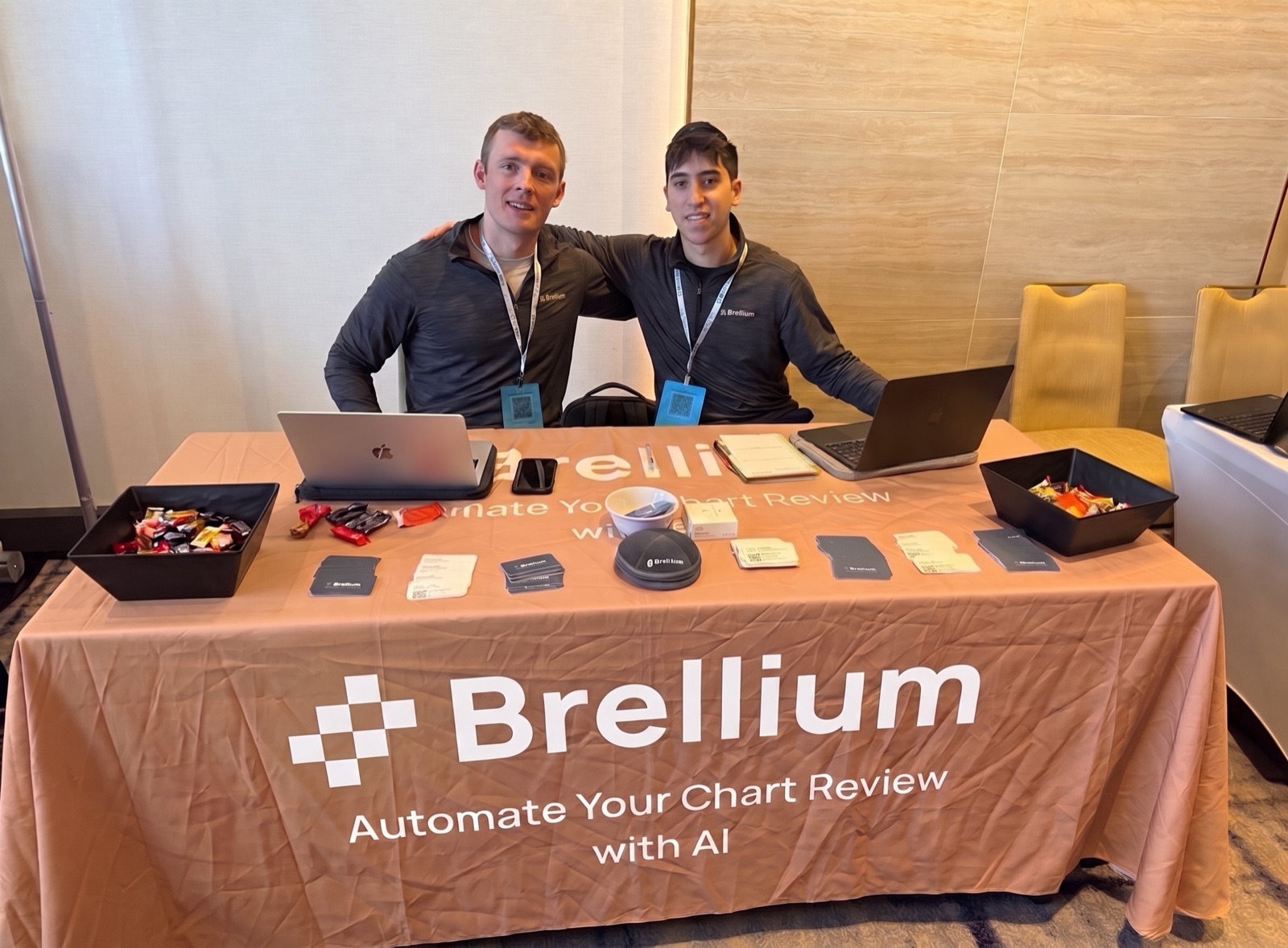 Brellium team at event